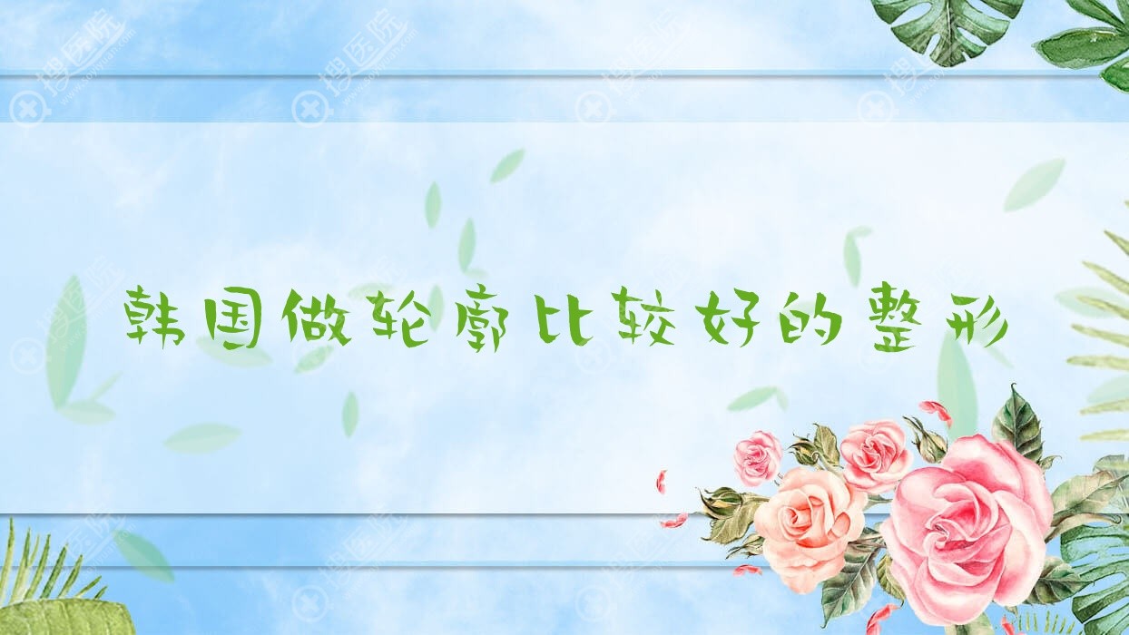 韩国做轮廓比较好的整形(韩国做轮廓比较好的整形医生)
