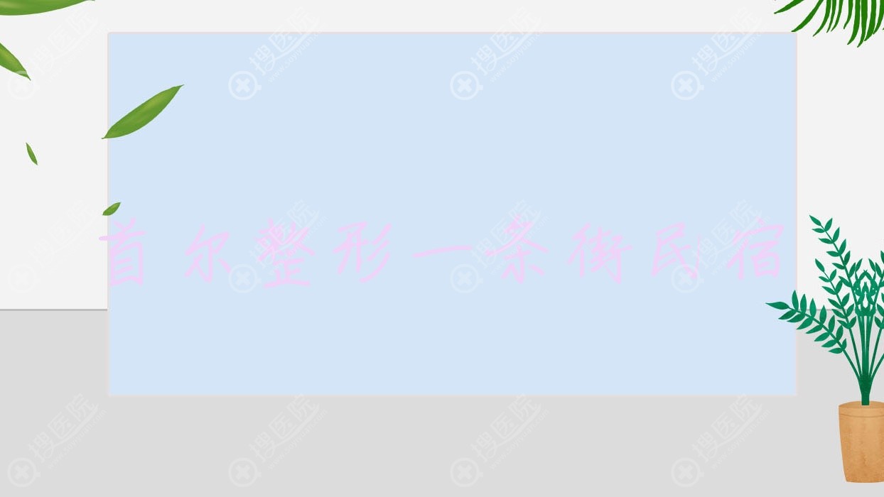 首尔整形一条街民宿?韩国首尔整形培训学校?